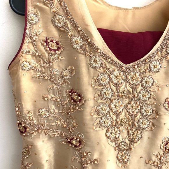 NWOT Fancy Indian Salwar Kameez 3 piece set - Picture 2 of 10